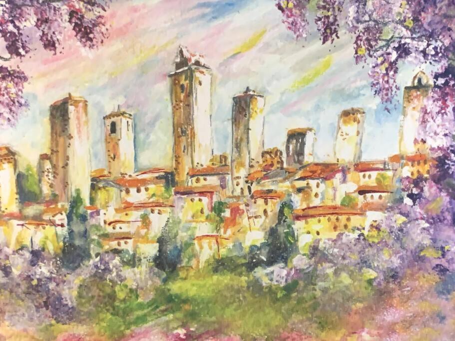 Lovely 2 Bedroom In San Gimignano Historic Center Ngoại thất bức ảnh